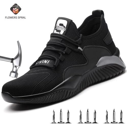 Men Women Work Shoes Toe Cap Steel Safety Boots European Standard Anti-Smash Anti-Puncture Sport Shoes Safety Shoes 2021