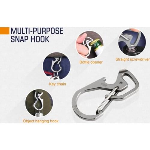 Small Tools Fenix ALB-20 TC4 titanium Multi-purpose Snap Hook