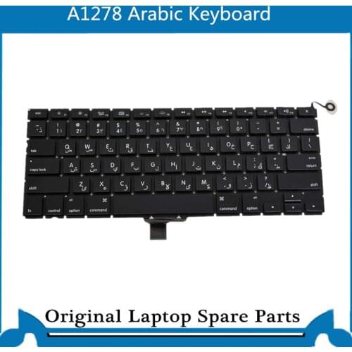 Original New A1278 Arabia Keyboard for Macbook Uniboby KB US 2008-2012