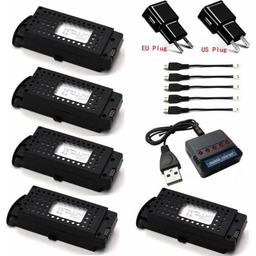 Original Lipo Battery Charger Sets For SG700D SG700-D / ZD5-L / S6 Drone 3.7V 1600mAh Rc Quadcopter Spare Parts Drone Battery