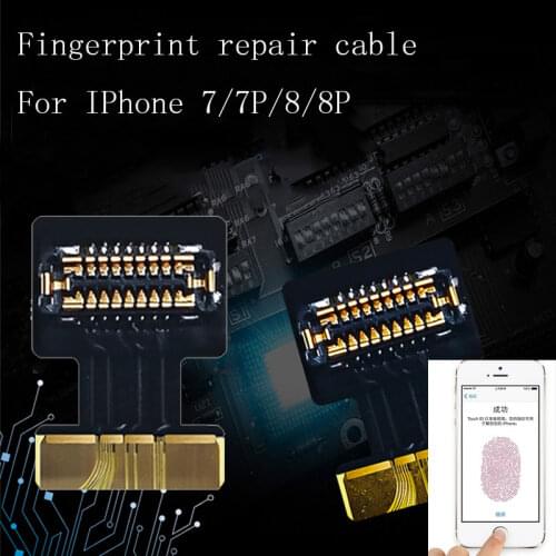 Fingerprint flex cable Touch ID Fingerprint trouble FPC Connector Socket Flex Cable For Iphone 7 8 Touch ID Repair Flat Cable