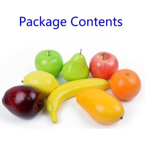 Variety Artificial Fruits Plastic Fake Fruit Kitchen Table DIY Home Decoration Grapes Photography Props Decoration Fake Fruit