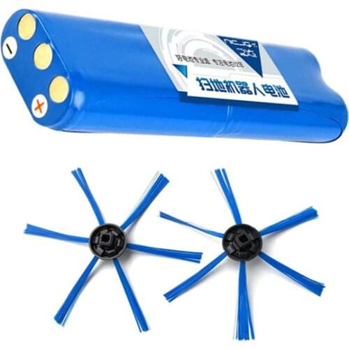 Robotic Vacuum Cleaner 2800mAh Battery Pack Side Brushes for philips FC8820 FC8810 Robotic Vacuum Cleaner Battery Parts