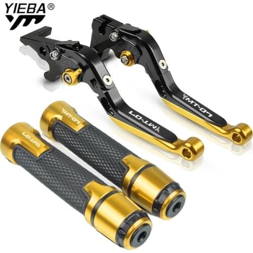 For Yamaha MT07 TRACER MT-07 2020 MT 07 2018 2016 2017 2019 2021 Motorcycle Accessories Brake Clutch Levers Handlebar Hand Grips