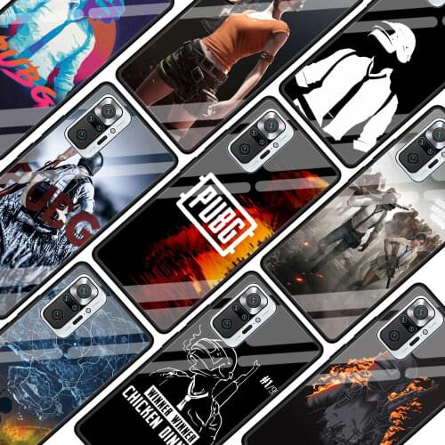 PUBG Winner Glass Phone Case For Xiaomi Redmi Note 9S 8 Pro 9 7 8T 10 5G 9C K40 Pro+ 9A 8A 9T K30 10S Cover Coque