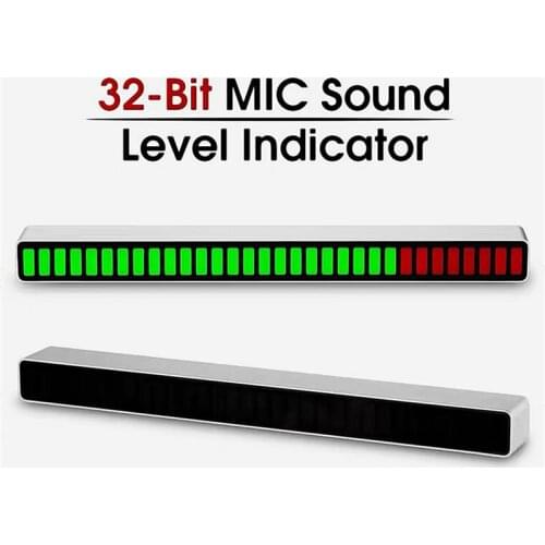 LED Music Light Bar, 18 Color Modes Adjustable, Voice Control, 32-bit Arm Processor Tool