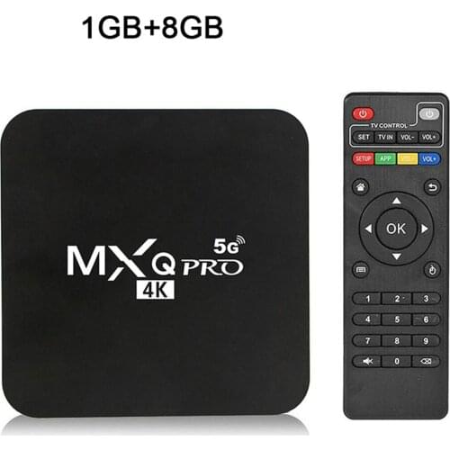 MXQPRO5G 4K Network Player Set-top Box Home Remote Control Box Smart Media Player TV Box RK3229-5G Version High Quality New