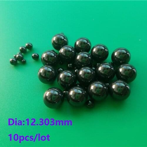 10pcs/lot G5 Diameter 12.303mm Si3N4 Ceramic ball Silicon Nitride bearing balls used in bearing/pump/linear slider/valvs balls