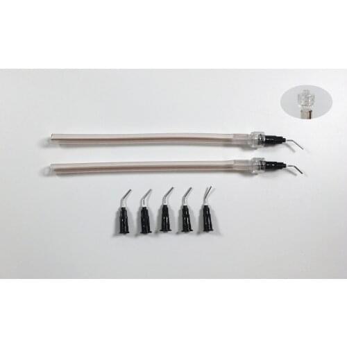 10Pieces Dental Disposable Saliva Ejector Aspirator Suction Pre-bent 20G Syring NeedleTip