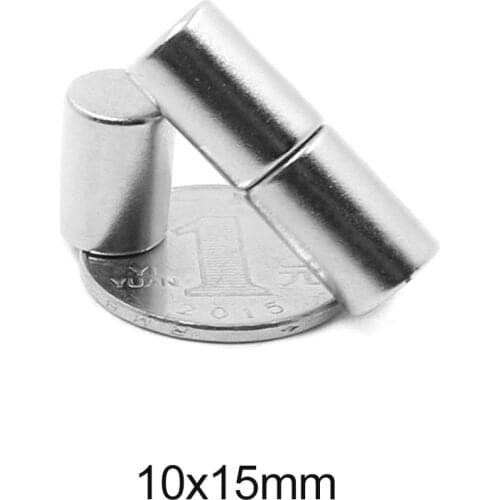 2/5/10/20/30/50pcs 10x15 mm Neodymium Strong Magnet 10mmX15mm Round Permanent Magnet 10x15mm Powerful Magnetic Magnets 10*15