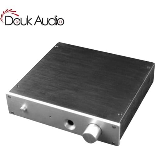 Douk Audio black Aluminium Case Amplifier Enclosure Headphone Amp Chassis