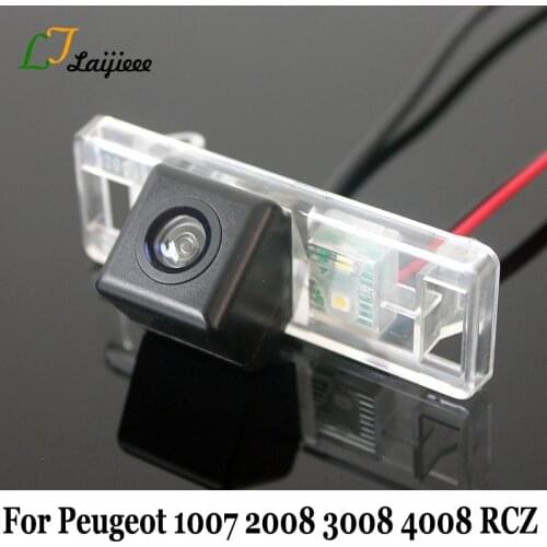 Car Rearview Camera For Peugeot 1007 2008 3008 4008 RCZ / With Power Relay HD CCD Night Vision Auto Reverse Parking Camera