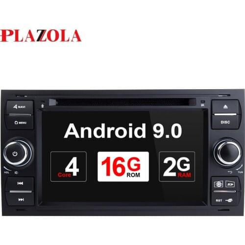2 din Android 9.0 Car GPS For Ford Mondeo S-max Focus C-MAX Galaxy Fiesta transit Fusion Connect kuga DVD PLAYER DSP IPS 4 Core