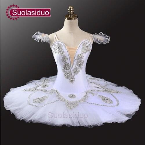 Adult White Professional Ballet Tutu Black Swan Performance Stage Wear Women Ballet Dance Competition Costumes Girl Ballet Skirt