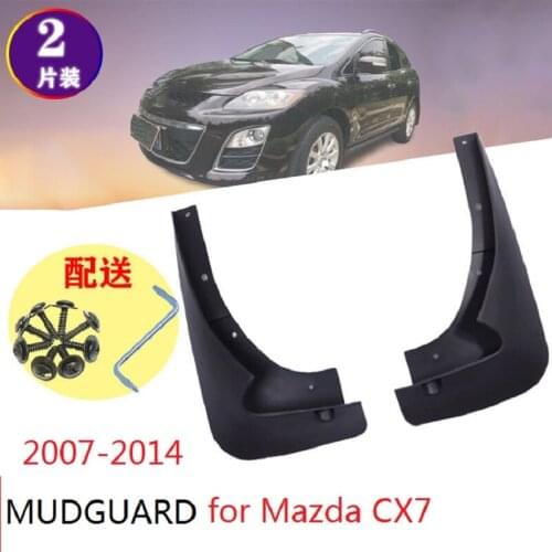 For Mazda CX7 2007-2020 Fender Mud Guard Flap Splash Flaps Mudguards 2019 2018 2016 2015 2014 2013 2012 2011Car Accessories 2PCS