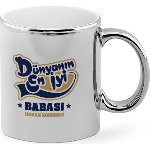 Fathers Day Custom World 'S Best Father Chrome Mug Cup-2