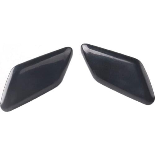 For Volvo C30 2011 2012 2013 Left Right Pair Front Bumper Headlight Washer Nozzle Cover Unpainted 39863927 39863944