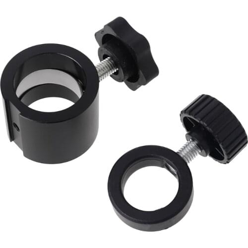 25mm/32mm Industrial Stereo Microscope Limit Fixing Ring with Screw Video Camera Stand Holder Metal Pillar Bar Non-Slip