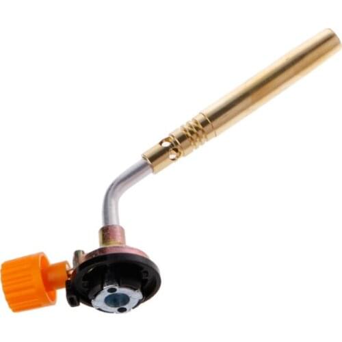 Flamethrower Burner Butane Gas Blow Torch Hand Ignition Camping Welding BBQ Tool