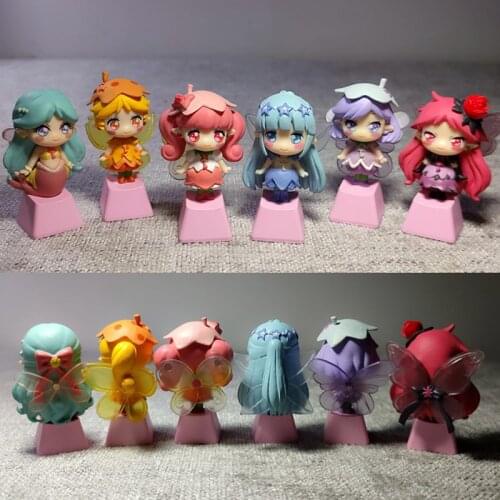 Custom Pbt Keycaps Gaming Keyboard For Mechanical Keyboard Custom Keycap Anime Gift Keycap Personality Design Cartoon Axis