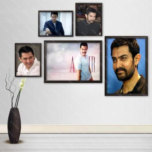 Custom Actor Director Aamir Khan Silk Cloth Canvas Poster Home Decoration Wall Art Fabric Poster Print More Size 30X45cm,40X60cm