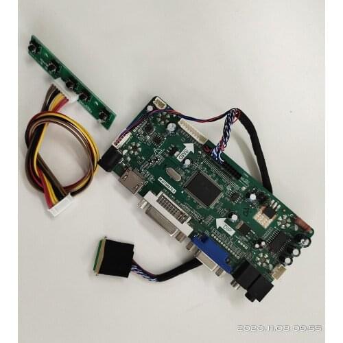 Kit for B140XTN02.3/0/2/5/7/8 Controller Board LCD 1366x768 Panel Screen LED M.NT68676 HDMI+DVI+VGA 40pin Display Monitor 14"