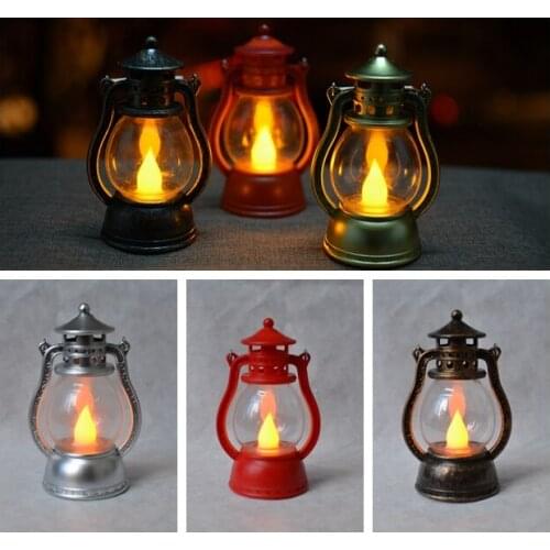 Newborn photography creative European and American style retro small black horse lamp four-color lighting photography props