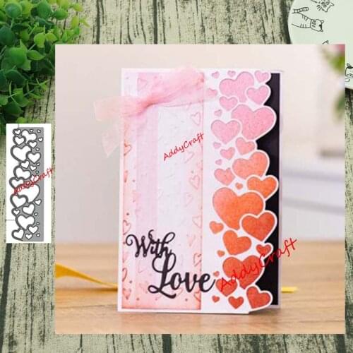 Metal Cutting dies Heart lace Die Cut Scrapbooking Paper Craft Handmade Card Punch Art Cutter Decorative Stencil