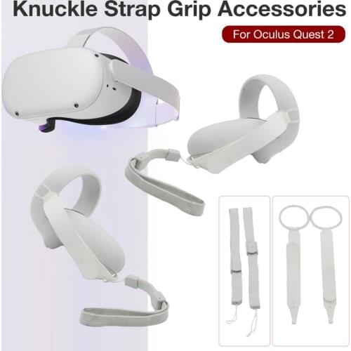 New Touch Controller Grip Knuckle Strap For Oculus Quest 2 VR Headset Wrist Strap Anti-Throw Handle Protective Vr Accessories