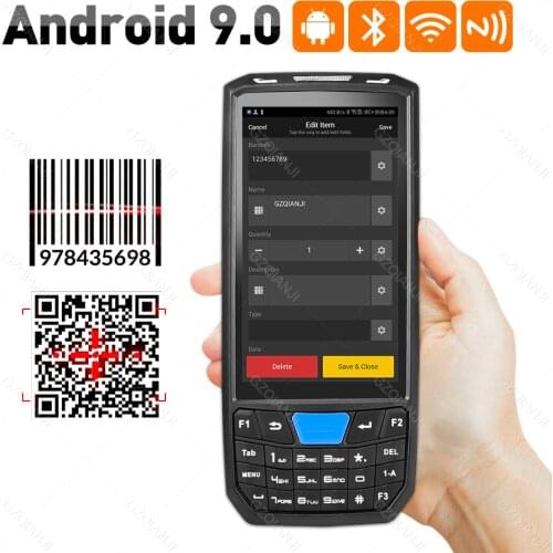 PDA Rugged Handheld Terminal Android 8.1 Barcode Reader Scanner 1D laser 2D QR Data Collector Honeywell NFC function PDA 4G wifi