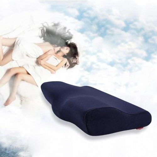 Memory Foam Bedding Pillow Neck protection Slow Rebound Memory Foam Butterfly Shaped Pillow size 30*50cm.33*60cm