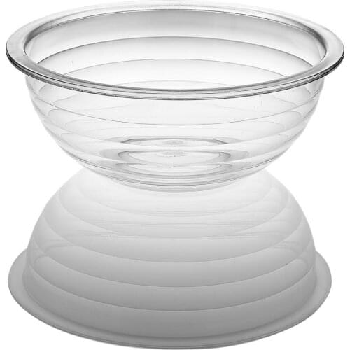 Transparent Salad Plate Fruit Plate Washable Convenient Fragrance Doesn 'T