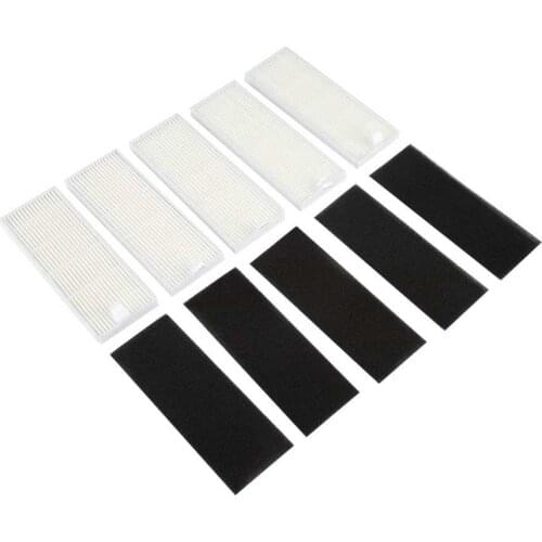 5 PCS HEPA Filter for Ecovas ilife A4s A6 A4 A40 A8/ DN621 X620 Robot Vacuum Cleaner