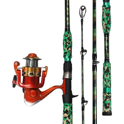 2.1m 2.28m 2.4m Spinning Rod with Reel Super Hard Telescopic Fishing Pole Distance Throwing Fishing Olta Anchor Black Fish Pesca