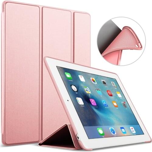 Slim Case For iPad 2 3 4, Smart Cover For iPad Air 1 2 3, Soft Back Shell For iPad 9.7 2017 2018, Fundas for iPad 10.2 2019