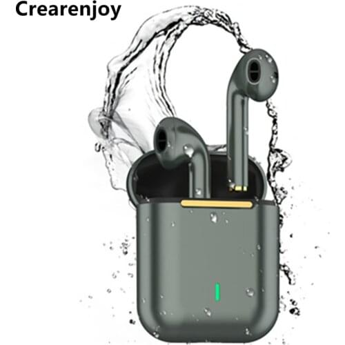 J18 TWS Bluetooth Earphones Wireless Earbuds Stereo Headphones Waterproof For Xiaomi Huawei Touch Control Sports Gaming Headsets