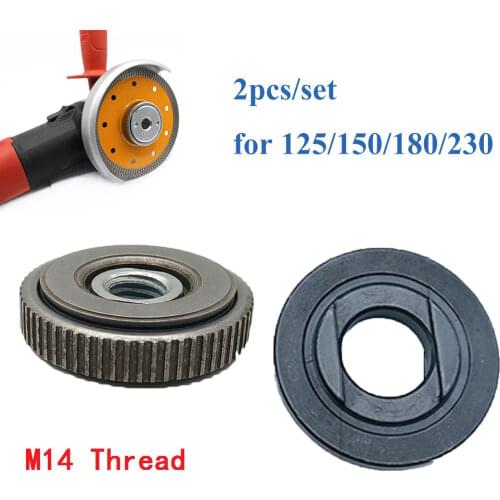Locking Plate Chuck For M14 Angle Grinder Chuck Tools Quick Clamping Quick Release Nut Clamp Device Self-locking Pressure Plate