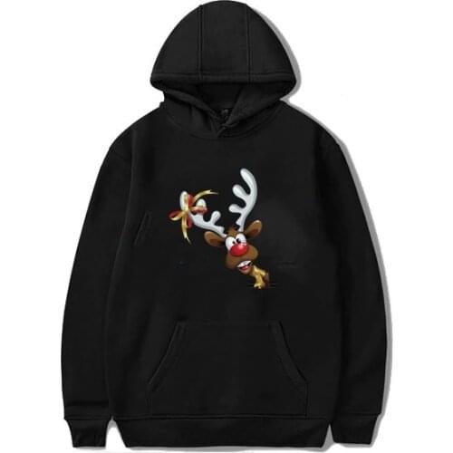 Women Christmas elk Aestheti Graphic Hoodie for Women Anime graphic Hoodie Cool Hoodie kawaii clothes sweatshirt long sleeve