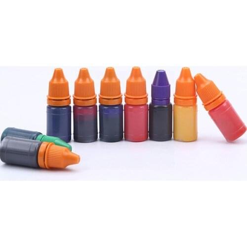 10ml Photosensitive Custom Clear Stamp Oil DIY Fast For Office Flash Make Inkpad Drying Seal Refill Ink Inking School Stamp C2W9