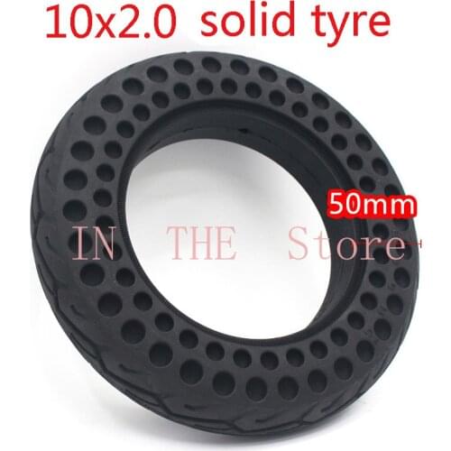 10x2.0 Solid Tire or Honeycomb Solid Tyre 10 Inch Electric Scooter Wheel Explosion-Proof Tire Accessories