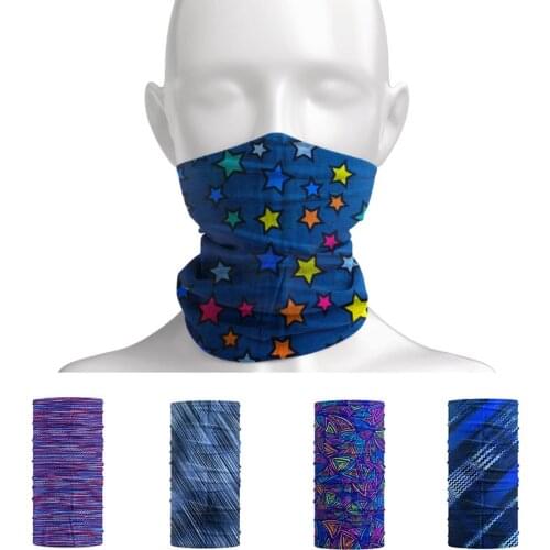 Seamless Starry Sky Printing Full Function Motorcycle Bandana Neck Tube Warmer Cycling Bike Scarf Face Mask Fathers Day Gift