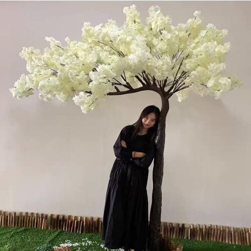 Artificial Cherry Tree Outdoor Garden Landing Simulation Cherry Tree Wedding Decoration Net Mmangrove