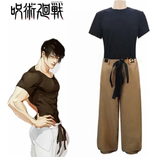 Anime Jujutsu Kaisen Fushiguro Touji Cosplay Costume Halloween Cosplay Tailor Made Customize