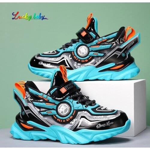 2021 Children Sneakers Boys Mesh Tennis Shoes Breathable Fashion Kids Soft Lightweight Child Casual Walking Shoes boy Autumn