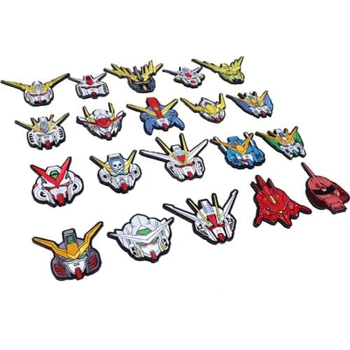 Maneuver Warrior Series Tactical Embroidery Patches Japan Animation Gundam Velcro Outdoor Badges For Clothes Jacket DIY Decor