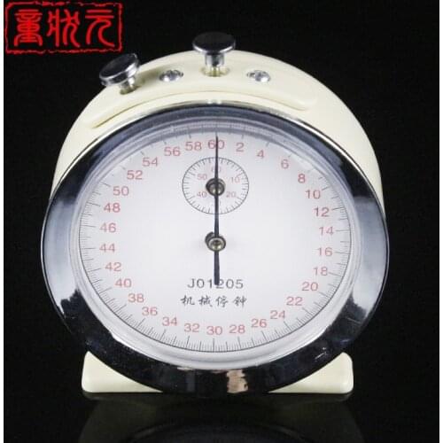 Physics Experiment Timer Mechanical Stop Clock Stopwatch Timing 60s 0.1s Physics Teaching Instrument Mechanical Clock Stopwatch