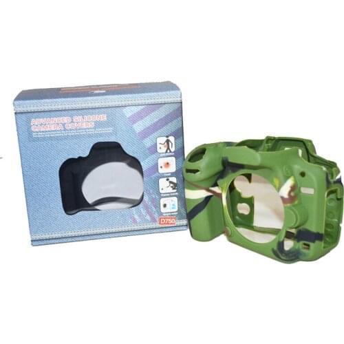 Nice soft Silicone Camera Video Bag For Nikon D750 Camera Case Rubber Body Cover Skin