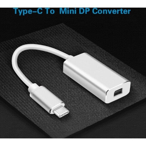 USB C to Mini Display port cable Adapter USB 3.1 Type C to Mini DP Cable 4K Resolution for New Apple Macbook