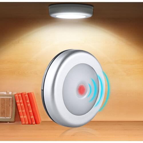 PIR Motion Sensor Under Cabinet Light Auto Smart Night Lamp Lampada LED Lights For Home Bedroom Closet Kitchen Wardrobe Light