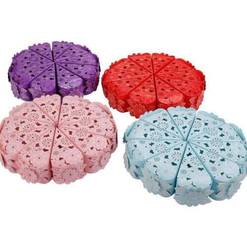 Chocolate Paper Gift Box Candy Box Bag, Birthday Party Cake Shaped Candy Box, Wedding Favors Decorative Craft Sugar Box Supplies